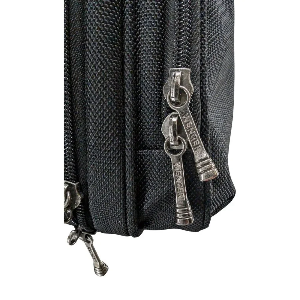 Wenger Swiss Gear The Legacy Laptop Briefcase Travel Bag Black Travel Crossbody
